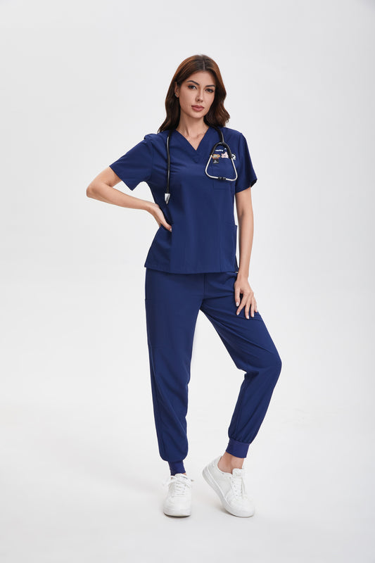 Happy Monster scrub set