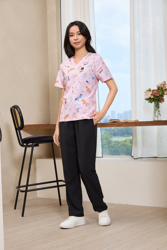 Lucky Pony scrub set