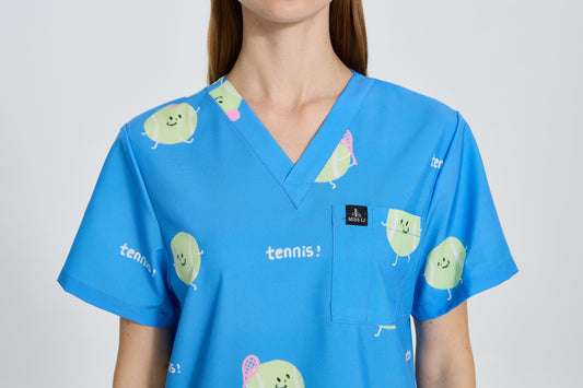 Match Point! Scrub Top
